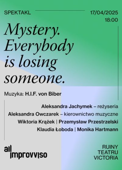 Grafika reklamowa. Informacje o koncercie.