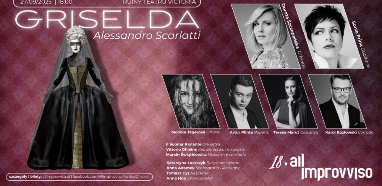plakat reklamowy opery Griselda